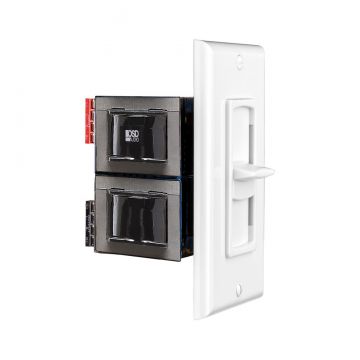 Open Box - 100W In Wall Knob Volume Control White SVC100